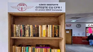 În Gara Constanţa s-a deschis o bibliotecă pentru călători