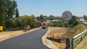 GALERIE FOTO | Varianta de ocolire provizorie a DN 64, la Găneasa, va fi deschisă sâmbătă traficului