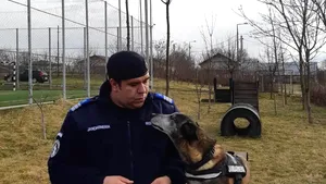 Gestul de suflet al unui jandarm: A adoptat câinele cu care a lucrat, după ce patrupedul a fost trecut în rezervă - FOTO