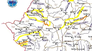 Arad: Două drumuri judeţene şi zeci de hectare de terenuri agricole, inundate