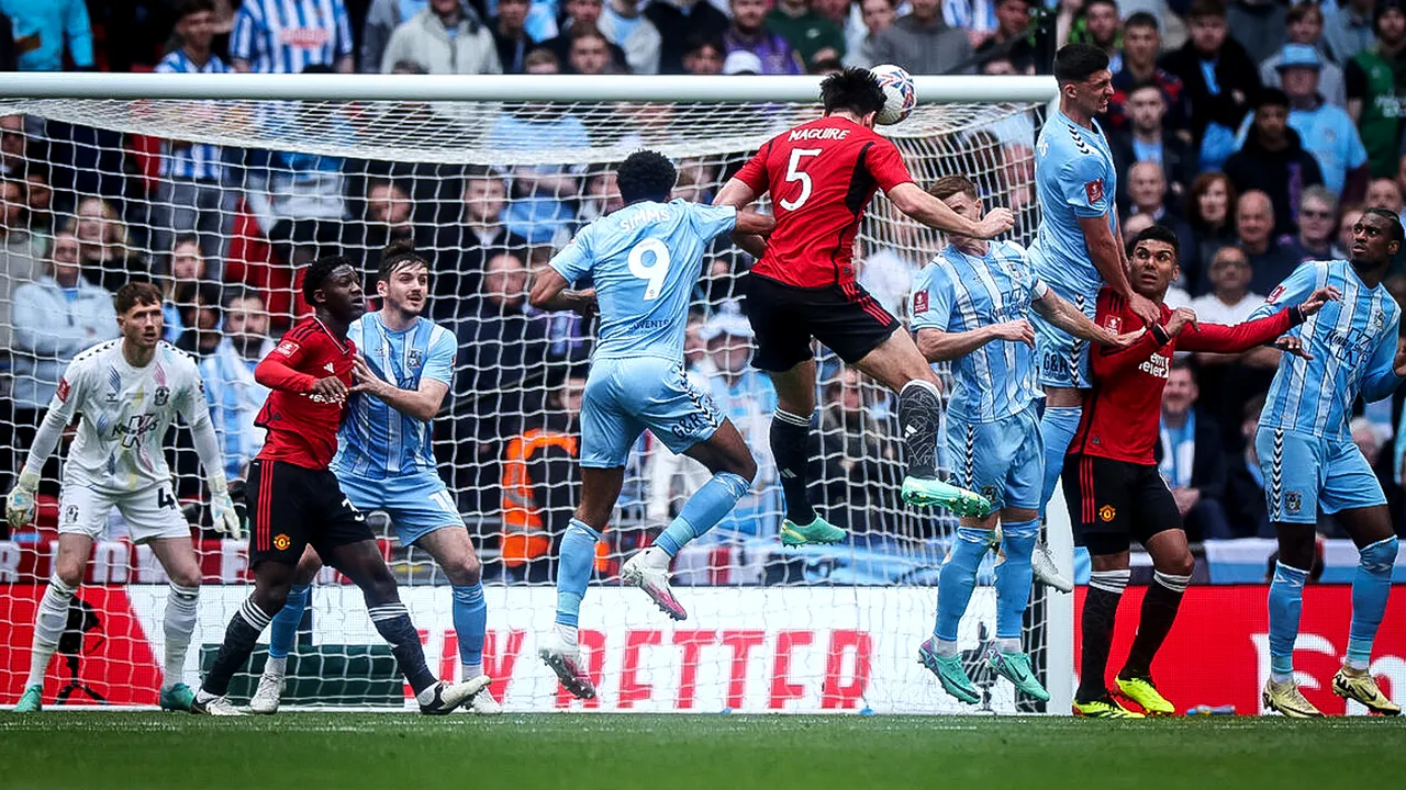 Meci spectaculos în FA Cup. United s-a calificat în finală după ce a învins-o pe Coventry la penalty-uri