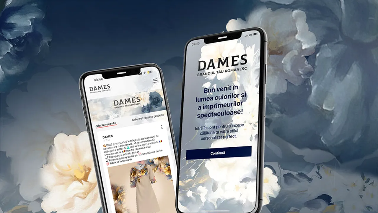 DAMES, brandul de fashion, se extinde în sfera digitală prin lansarea aplicaţiei mobile