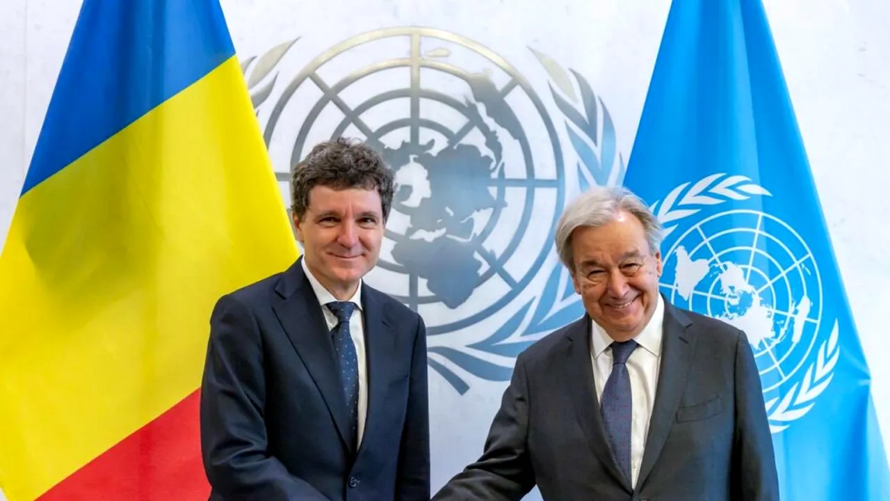 Nicușor Dan, întâlnire cu Secretarul General al ONU: I-am transmis recunoștința profundă a României