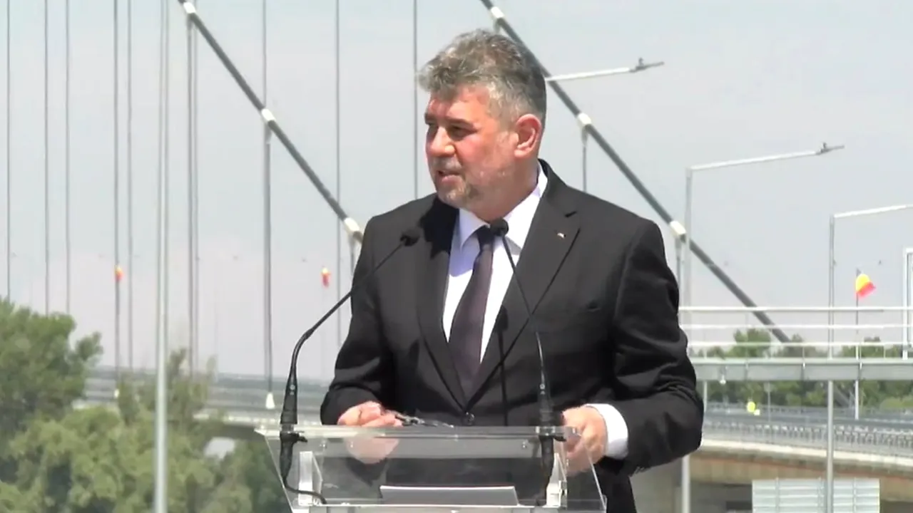 Ciolacu la inaugurarea podului peste Dunăre: România transmite Europei şi lumii un mesaj clar