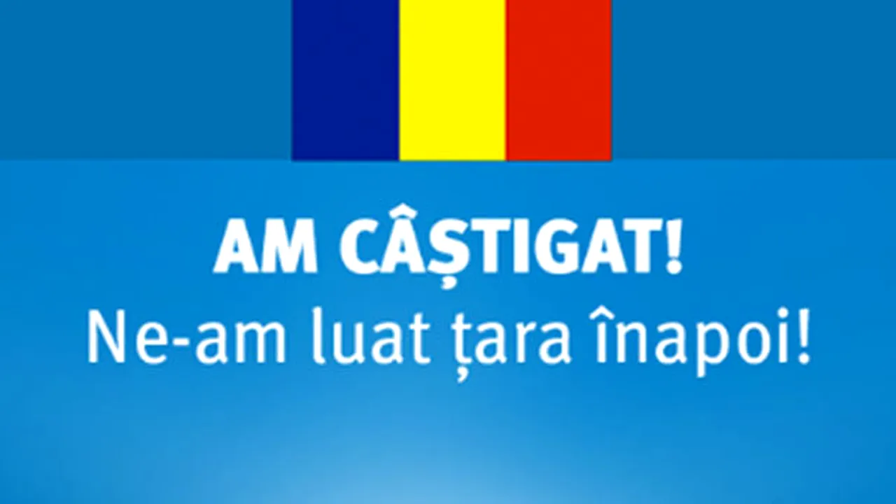 Klaus Iohannis, pe Facebook: Am câştigat! Ne-am luat ţara înapoi