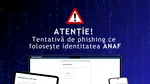 DNSC: Tentativă de phishing ce folosește identitatea ANAF