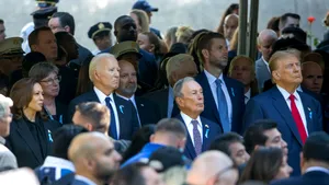 Apariţie comună rară: Biden, Harris şi Trump, la locul atentatelor din 11 septembrie