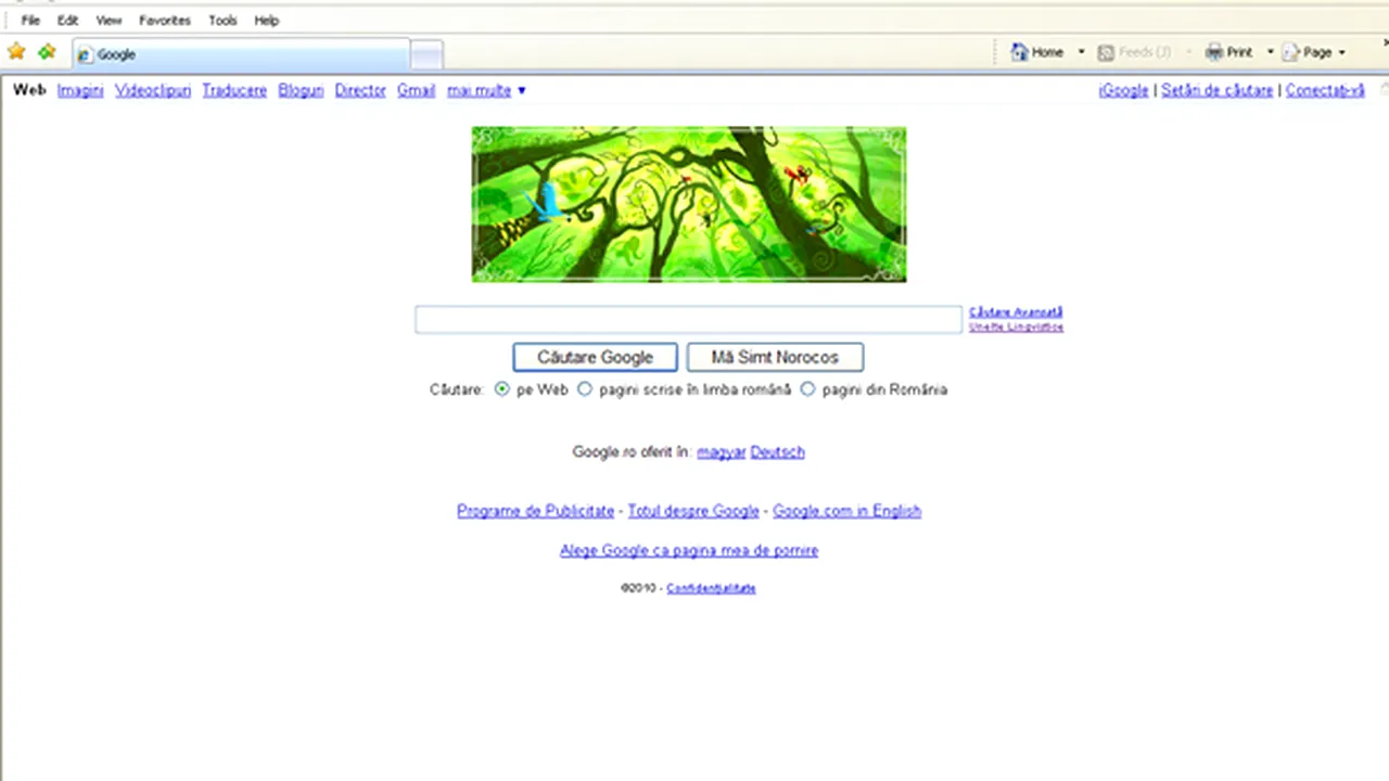 Google sărbătoreşte Ziua Pământului printr-un logo special