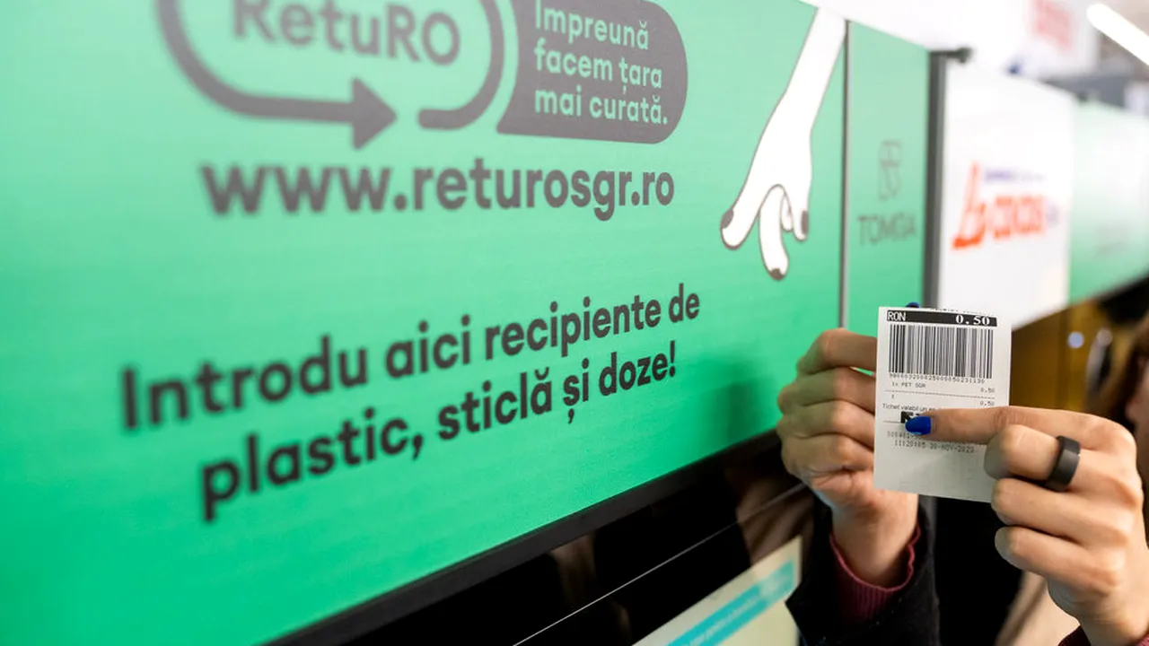 3,36 miliarde de ambalaje au fost returnate de la lansarea Sistemului Garanţie-Returnare
