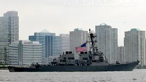 Prima navă americană din cadrul sistemului antibalistic al NATO a sosit în Europa