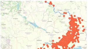 Serviciile secrete ucrainene publică geolocalizarea terminalelor de comunicații militare rusești
