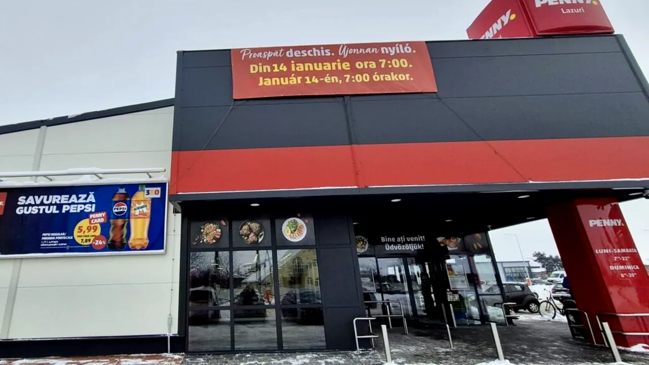 PENNY inaugurează două noi magazine în Lazuri și Uricani și ajunge la 460 de unități la nivel național