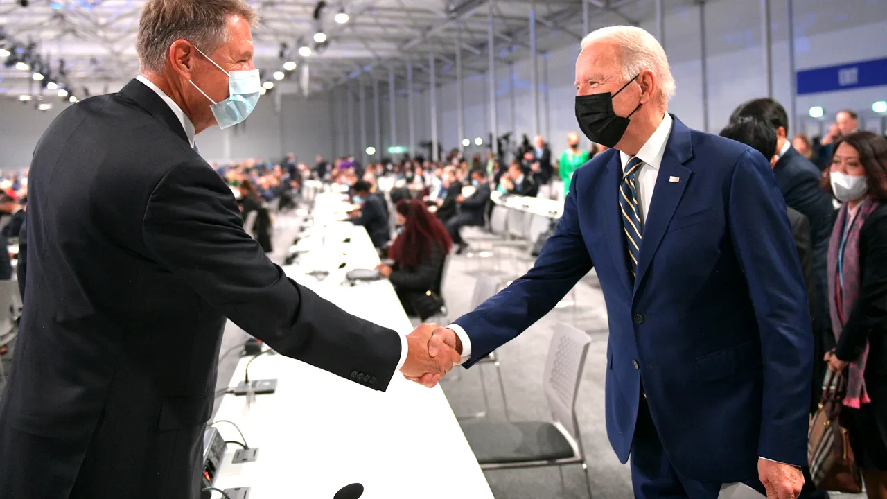 Iohannis, întâlnire cu Joe Biden la Conferinţa Naţiunilor Unite privind schimbările climatice / Între timp la Bucureşti se vorbeşte de suspendare
