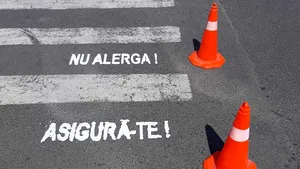 Treceri de pietoni cu mesaje de atenţionare, la Focşani: „Ia-ţi copilul de mână