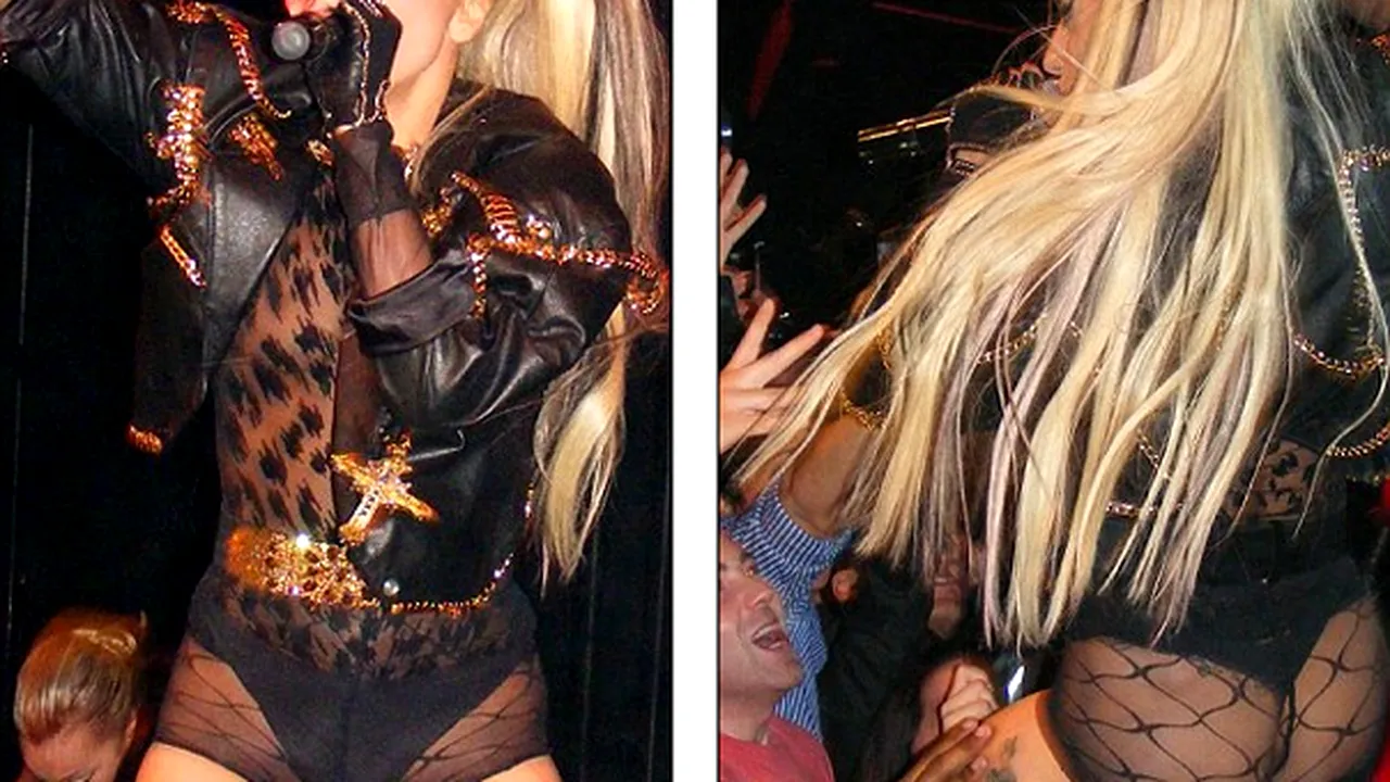 Lady Gaga şochează din nou: S-a lăsat pipăită de fani, îmbrăcată într-un body transparent