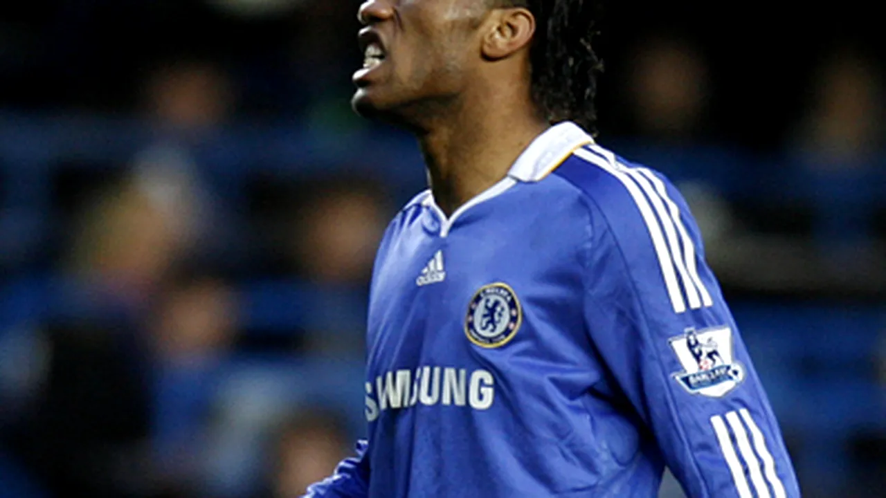 UEFA a redus cu câte o etapă suspendările lui Drogba şi Bosingwa