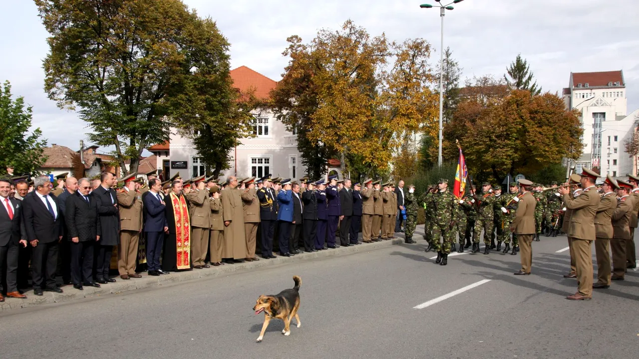 Văduva unui veteran de război, de 89 de ani, a venit din Brăila la Alba Iulia, pentru Ziua Armatei