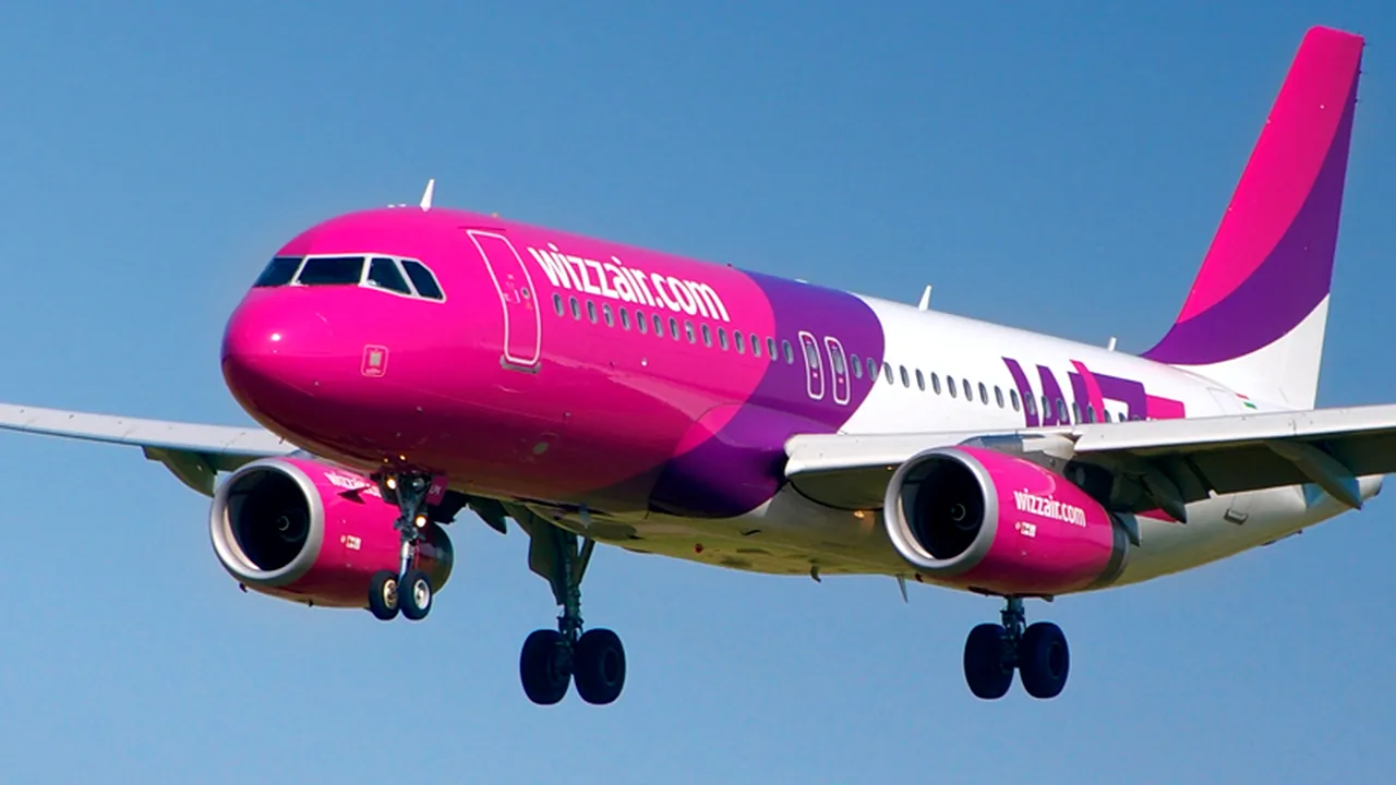Wizz Air reduce pentru o zi cu 25% din tarifele biletelor de avion pe toate rutele