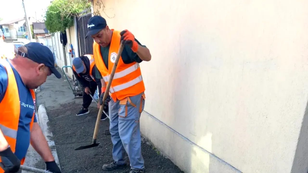 INFRASTRUCTURĂ S5 S.A. | Lucrările de refacere a trotuarelor pe strada Vasile Muscă, finalizate