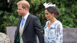 Prinţul Harry şi ducesa Meghan, la nunta nepoatei prinţesei Diana. Mireasa a purtat tiara Spencer. VIDEO