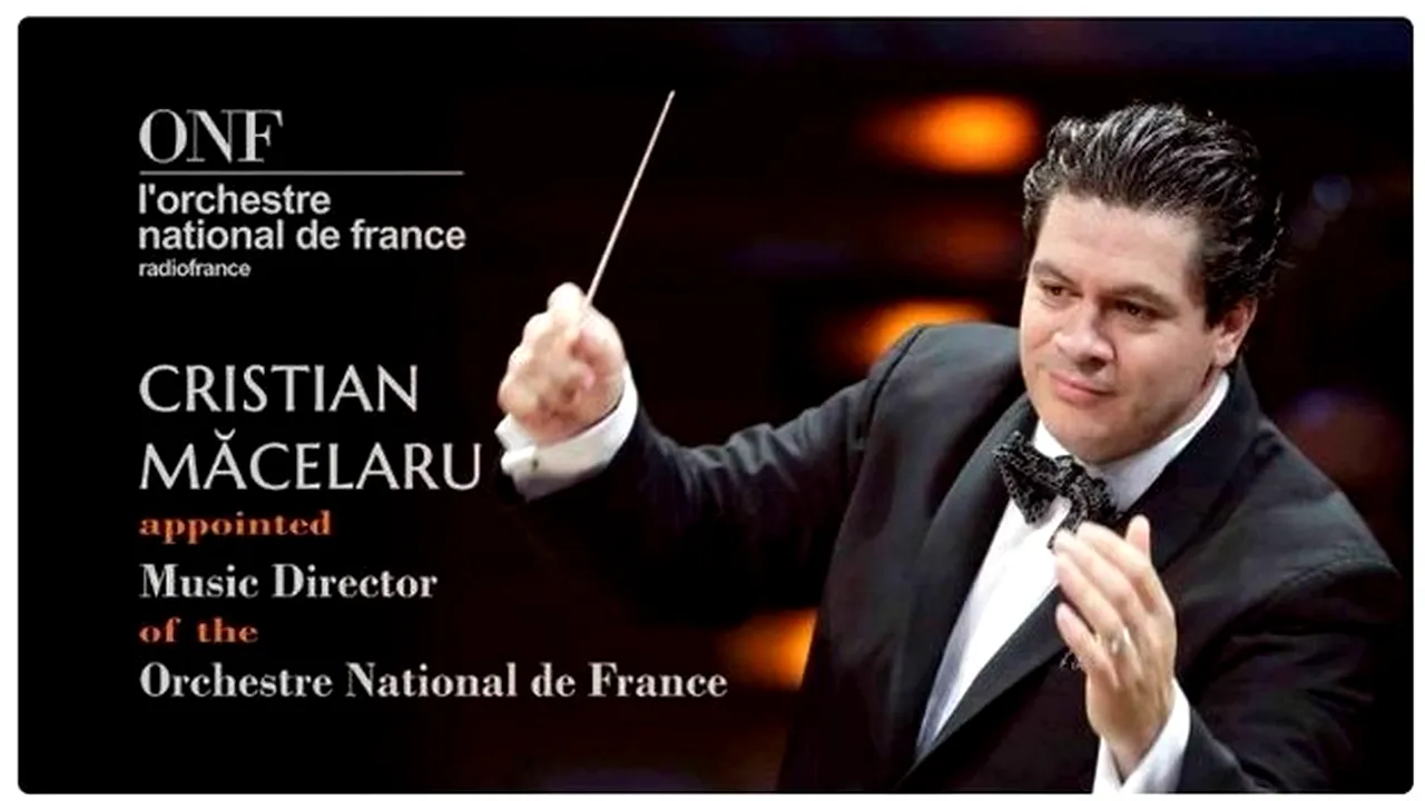 Românul Cristian Măcelaru va conduce Orchestra naţională a Franţei 