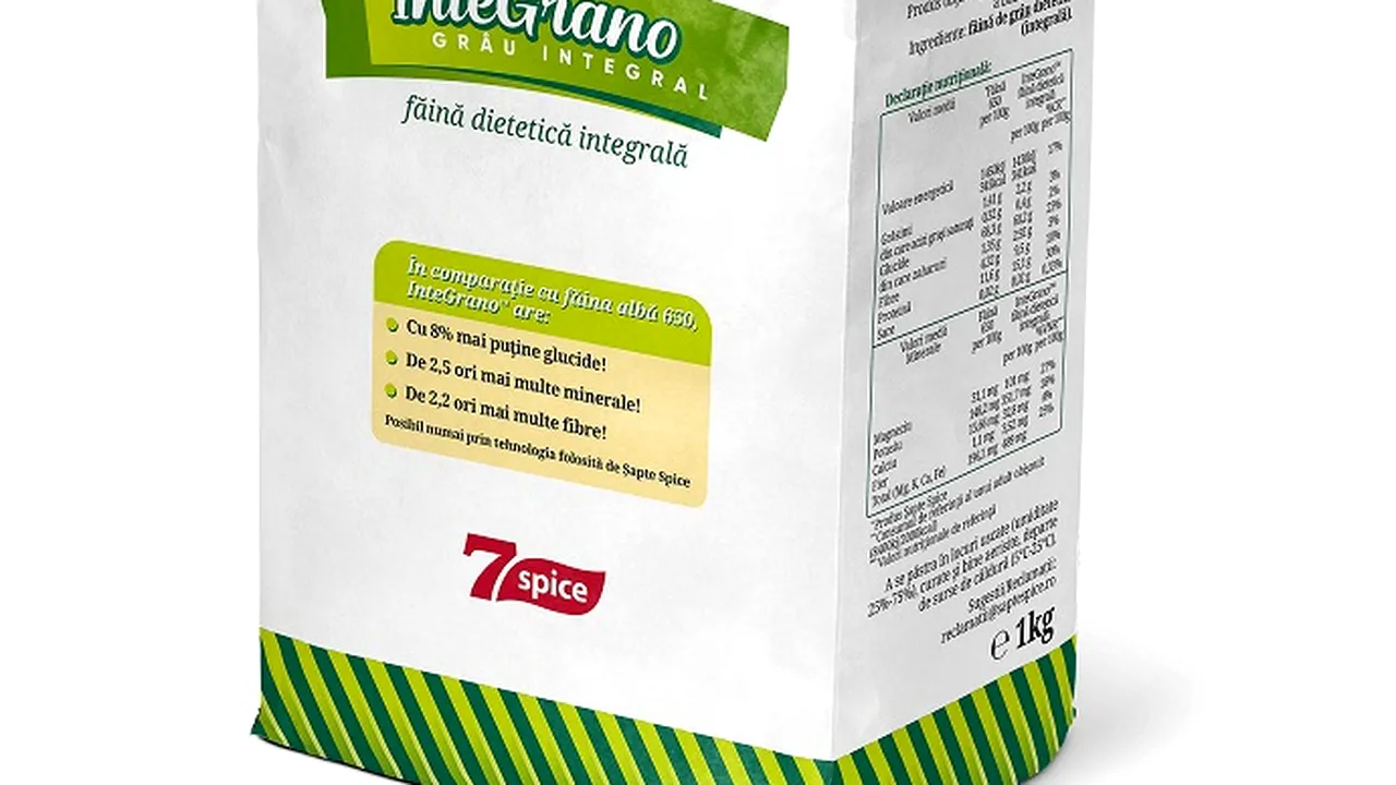 Făina Grâu Întreg de la Şapte Spice, acum cu un nou nume: InteGrano