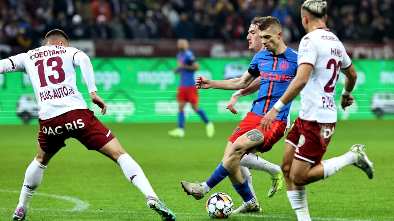 Remiză albă pe Arena Naţională în derby-ul Rapid - FCSB