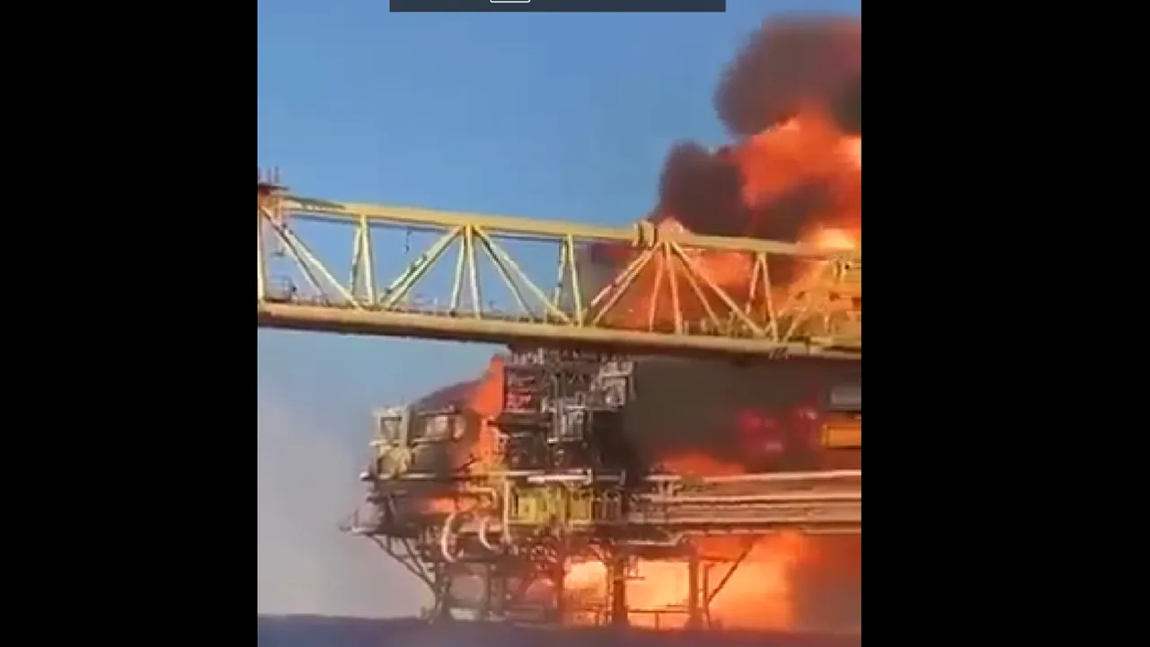 Incendiu uriaş pe o platformă petrolieră mexicană. Cel puţin două persoane au murit