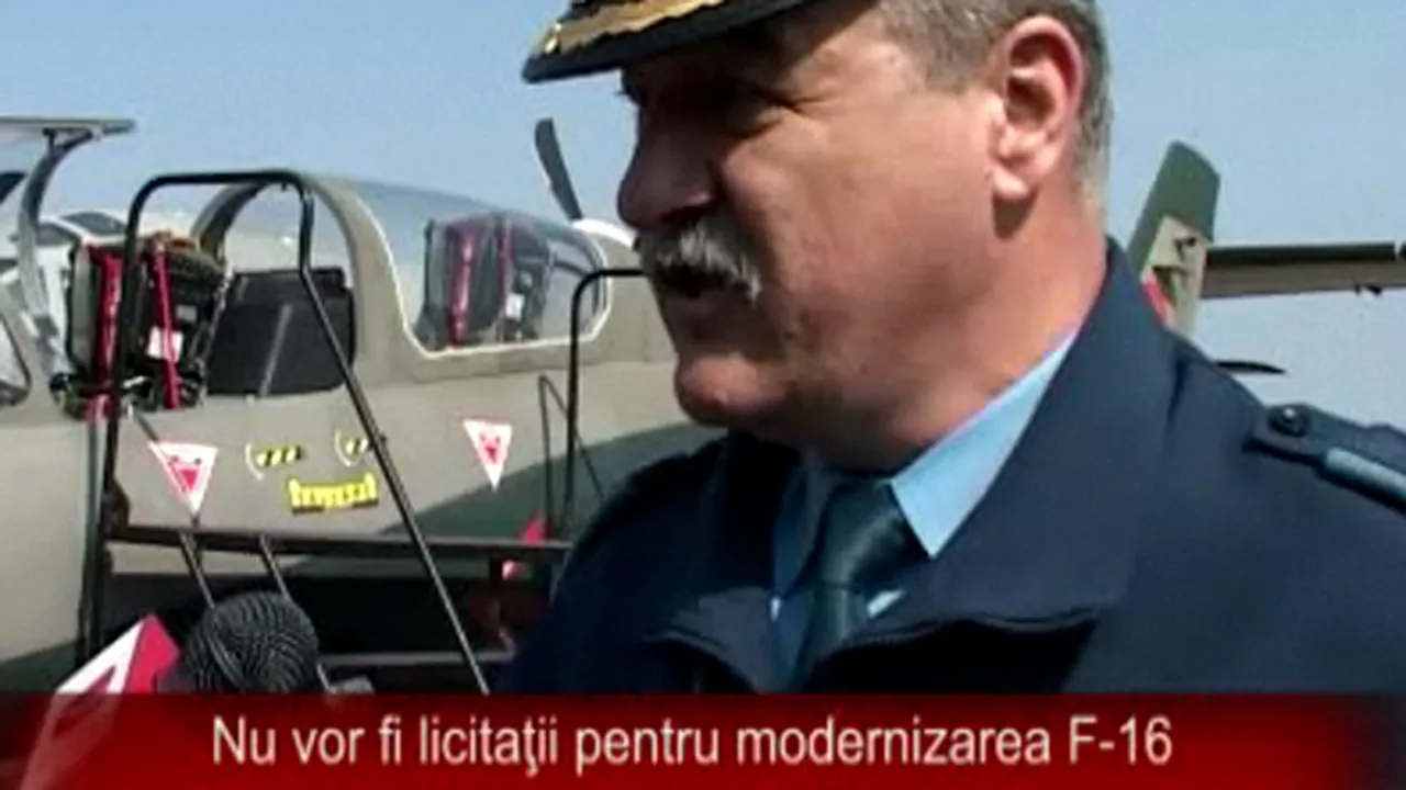 Şeful SMFA: Nu vor fi licitaţii pentru modernizarea F-16