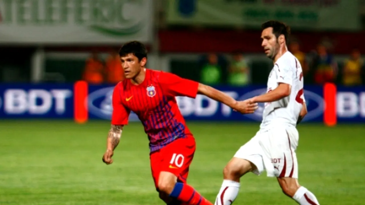 Rapid şi Steaua au remizat, scor 1-1, în derbiul etapei a XXVIII-a