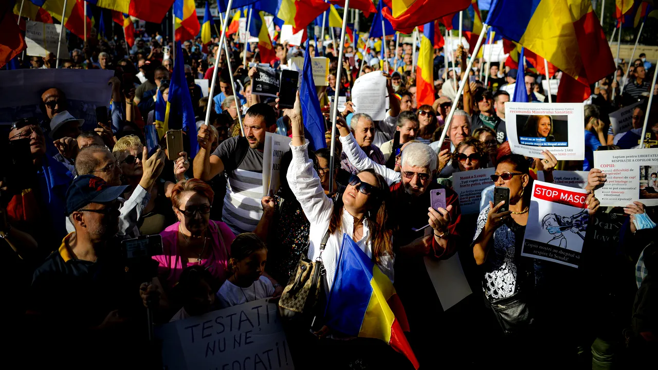 Traficul din Bucureşti a fost restricţionat din cauza mitingului AUR. Care sunt solicitările protestatarilor