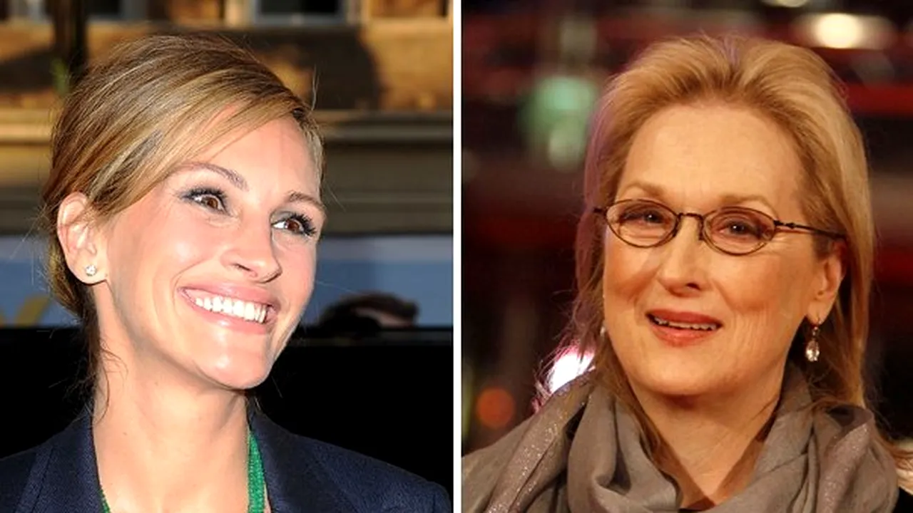 Meryl Streep va fi mama Juliei Roberts în filmul 