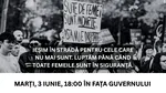 Protest organizat marți, în Piața Victoriei. Centrul Filia cere măsuri urgente pentru siguranța femeilor, după uciderea unei tinere de 23 ani de fostul partener