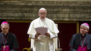 Papa Francisc pledează pentru o soluţie negociată în Orientul Mijlociu, care să permită coexistenţa paşnică a două state, palestinian şi israelian