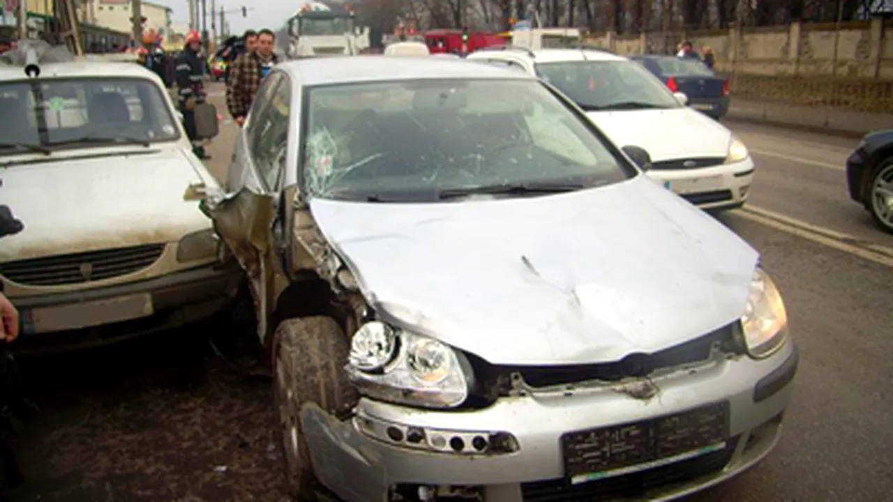 Un şofer a lovit în plin şapte persoane, pe Şoseaua Fundeni din Capitală (Video)