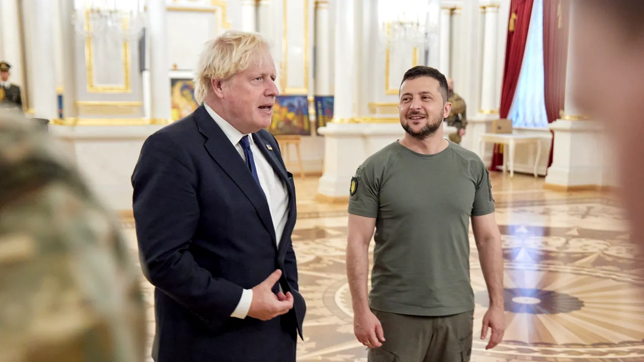 Boris Johnson efectuează o vizită neanunţată la Kiev, cu ocazia Zilei naţionale a Ucrainei