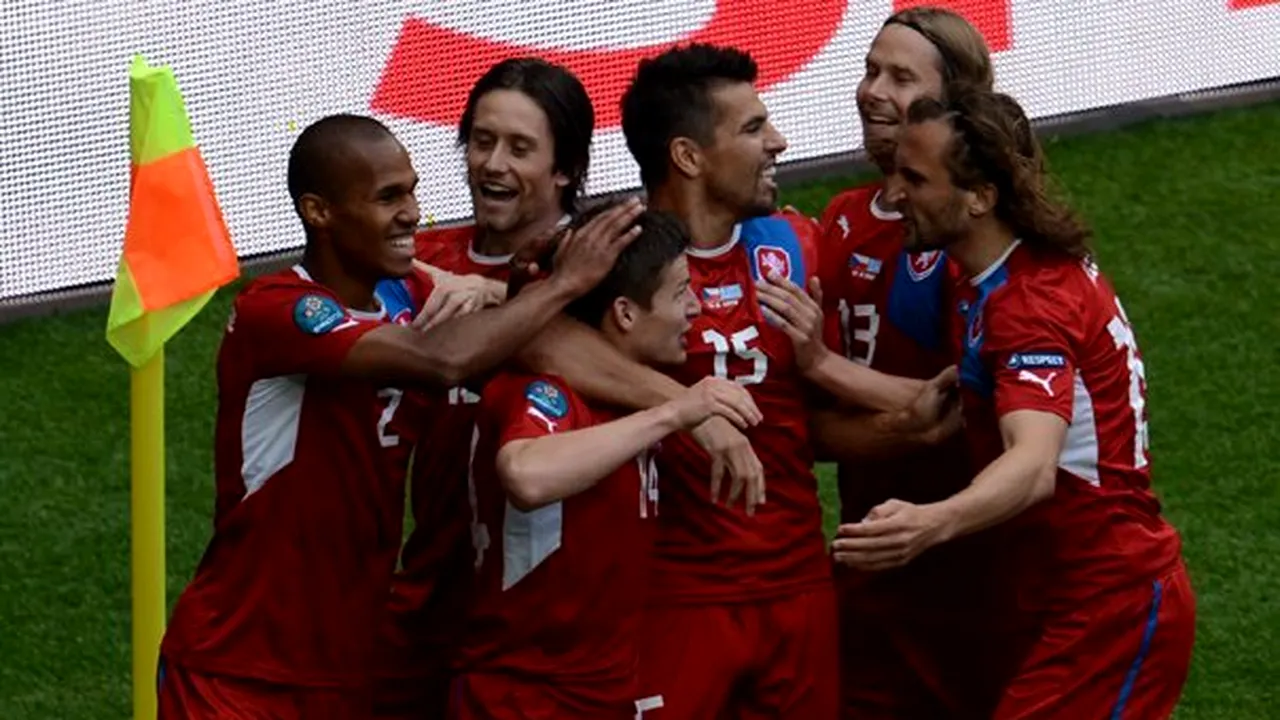 EURO 2012: CEHIA a învins GRECIA, scor 2-1, în grupa A la Euro-2012