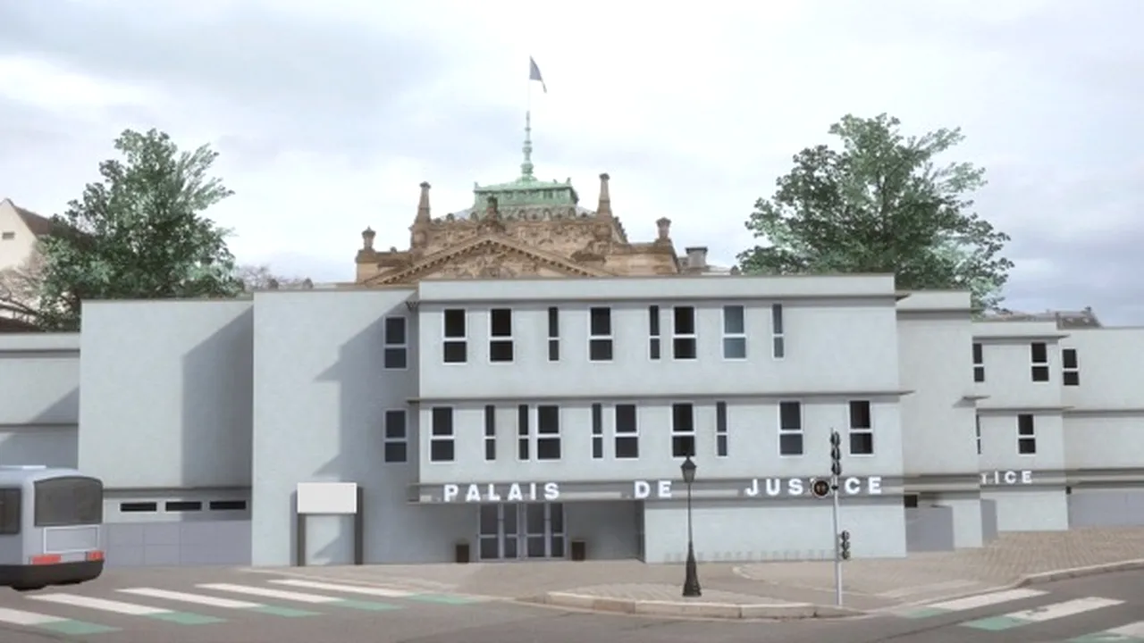Un individ a provocat un incendiu în Palatul Justiţiei din Strasbourg