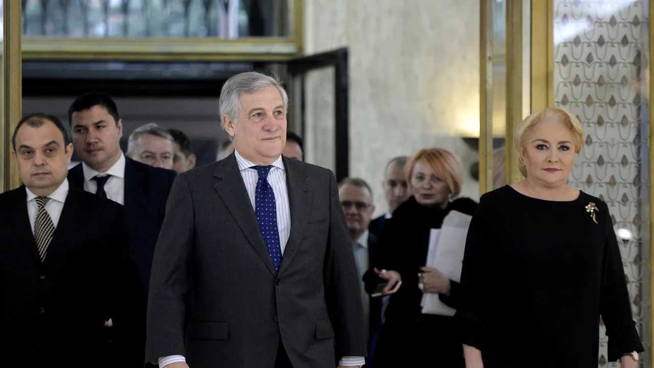 Şedinţă comună cu liderii PE, la Palatul Victoria | Dăncilă: România, pregătită pentru a prelua preşedinţia Consiliului UE/ Tajani: Drepturile cetăţenilor europeni din Marea Britanie, printre priorităţi