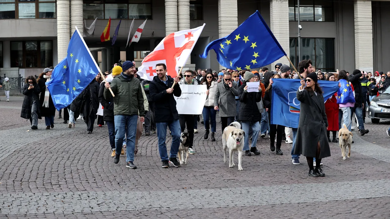 Opoziţia Georgiei face apel la UE împotriva candidatului pro-rus la preşedinţie