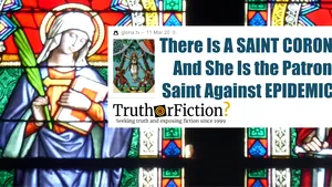 Sfânta Corona chiar există şi este invocată de catolici în Italia să îi apere de pandemia de coronavirus