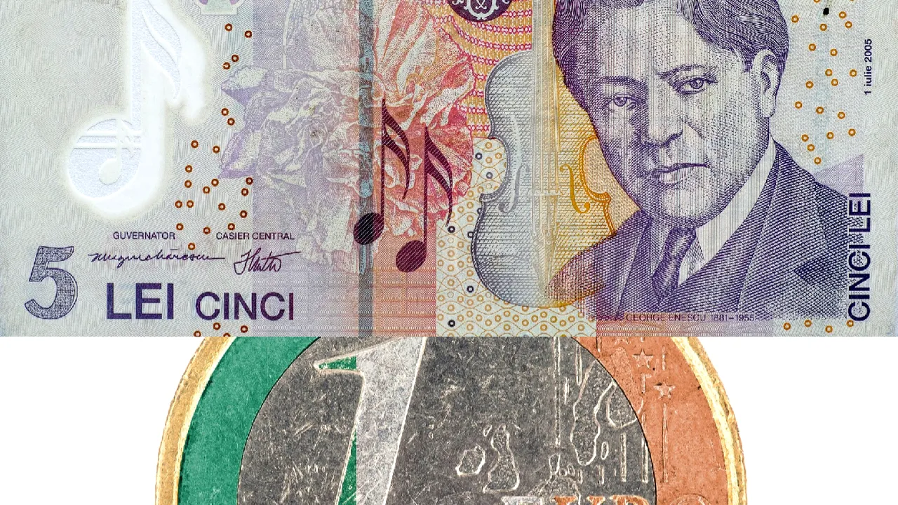 Avertisment al experţilor: Cursul va trece pragul de 5 lei/euro