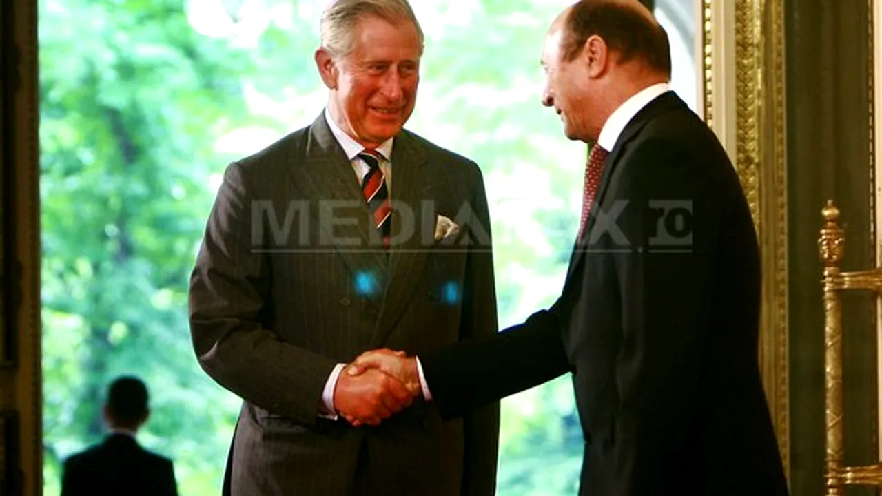 Ce gafă a făcut preşedintele Traian Băsescu la întâlnirea cu Prinţul Charles