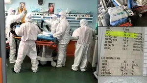 Imagini de pe frontul anti-COVID: UPU Pantelimon are 45 de locuri şi 50 de pacienţi care aşteaptă