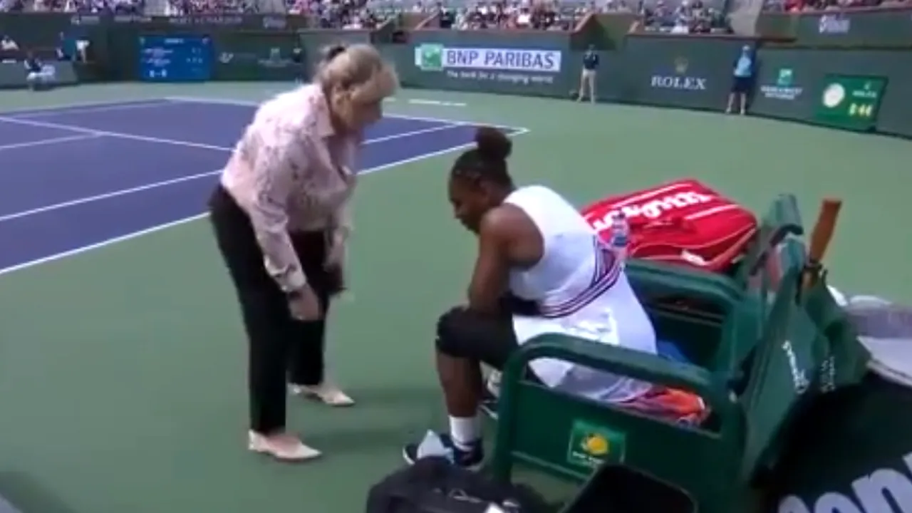 Clipe TENSIONATE la Indian Wells: Serena Williams cere time-out, de teamă să nu leşine pe teren | VIDEO