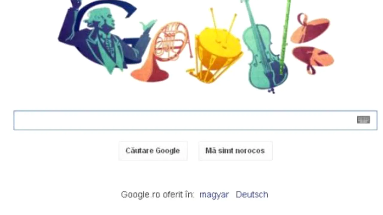 SERGIU CELIBIDACHE, omagiat de GOOGLE printr-un logo, la 100 de ani de la naşterea dirijorului
