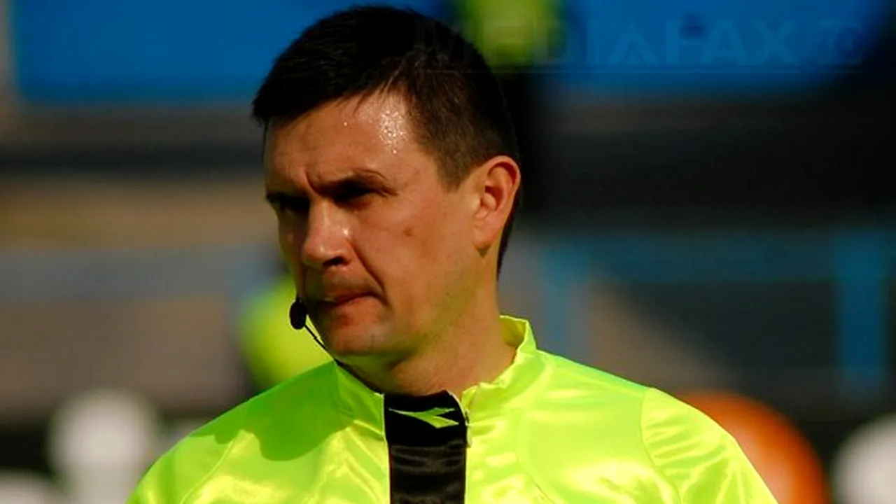 Cristian Balaj arbitrează FC Timişoara - Steaua