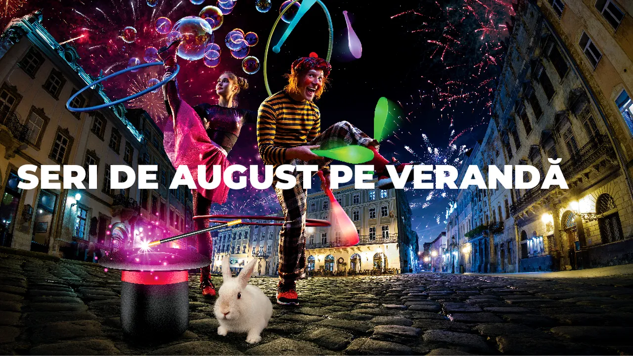 Serile de august aduc spectacole gratuite în aer liber la Veranda Mall