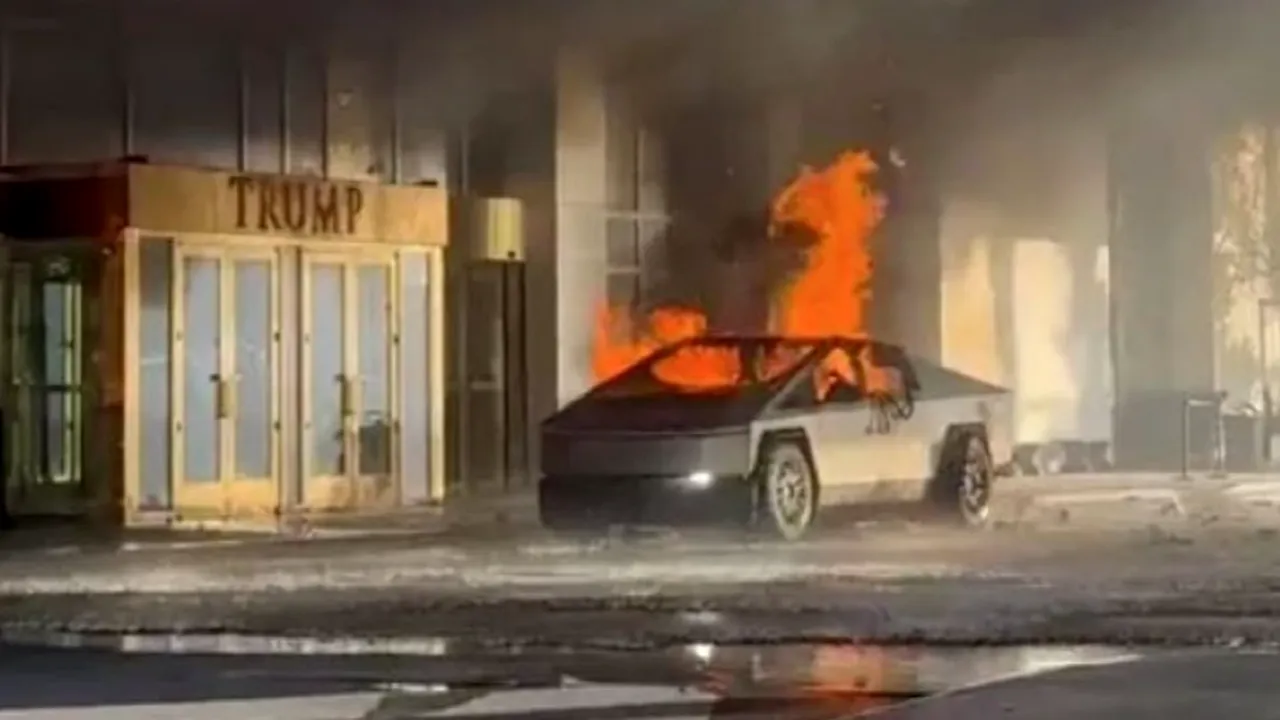 Explozie la Trump Hotel Las Vegas: Un Tesla Cybertruck detonat intenţionat, un mort şi şapte răniţi