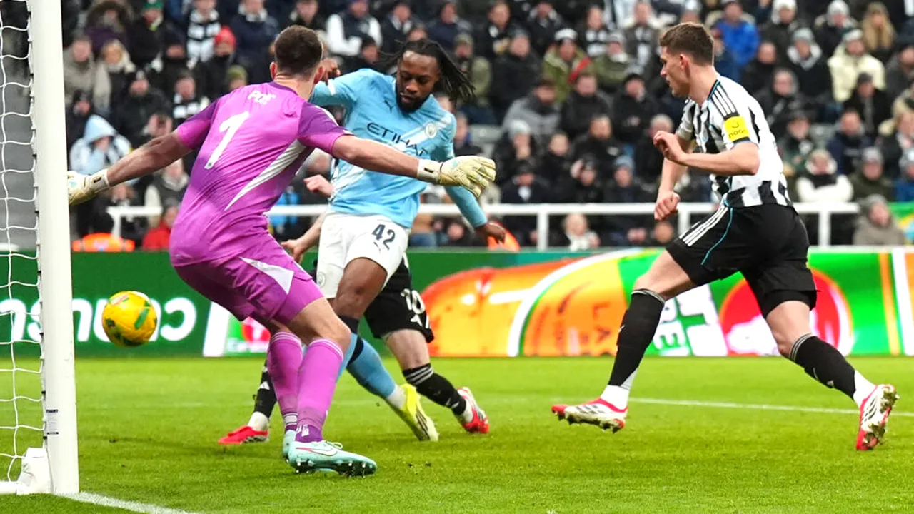 Manchester City câștigă pe terenul lui Newcastle, în manșa tur din semifinalele Cupei Ligii